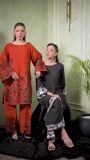 Black Kurta Set for Women