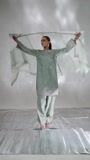 Pastel green Kurta Set for Women