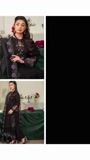 Black Kurta Set for Women