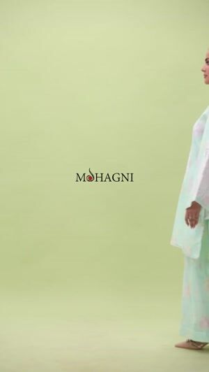 Mint green Kurta Set for Women