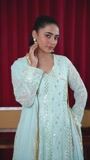 Aquamarine Angrakha for Women