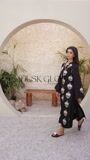 Black Kurta Set for Women