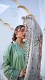 Pistachio green Unstitched for Women