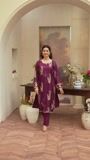 Plum Kurta Set for Women