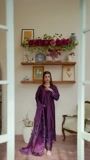 Plum Kurta Set for Women