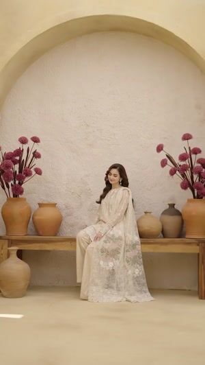 Beige Kurta Set for Women