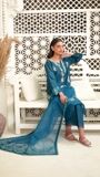 Teal Kurta Set for Women