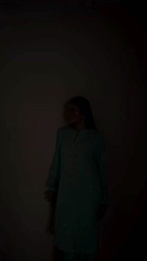 Sky blue Kurta Set for Women