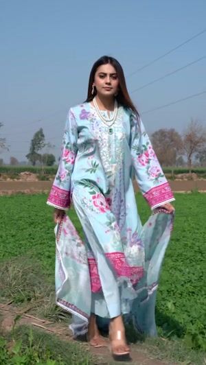 Light blue Kurta Set for Women