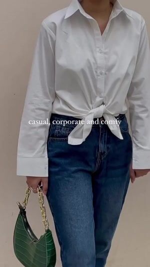 White Formal Shirt for Women