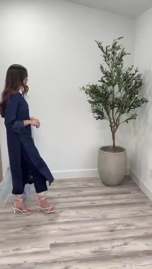 Navy blue Unstitched for Women