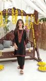 Black Kurta Set for Girl