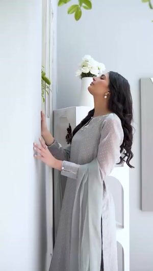 Grey Kurta Set for Women