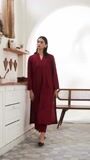 Red Kurta Set for Women