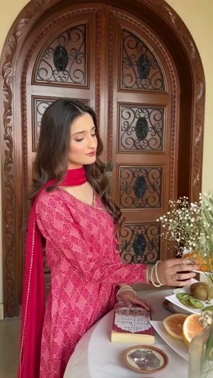 Pink Angrakha for Women