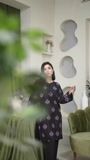 Black Kurta Set for Women