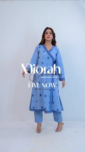 Blue Angrakha for Women