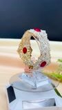 Ruby red Bangles for Women