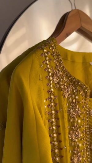 Yellow Gharara for Women