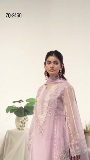 Lilac Kurta Set for Women