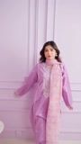 Lilac Kurta Set for Women