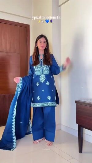 Teal Kurta Set for Women