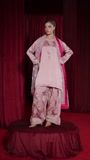 Baby pink Kurta Set for Women