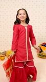 Hot pink Gharara for Girl