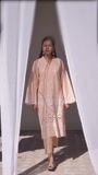 Peach pink Kurta Set for Women