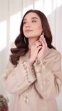 Beige Kurta Set for Women