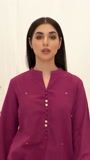 Burgundy Kurta Set for Women