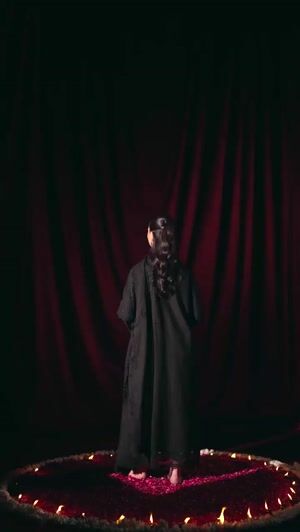 Black Kurta Set for Women