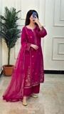 Deep pink Kurta Set for Women