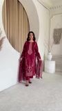 Maroon Kurta Set for Women