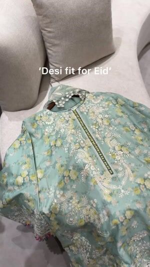 Pastel green Unstitched for Women