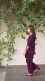 Purple Gharara for Girl