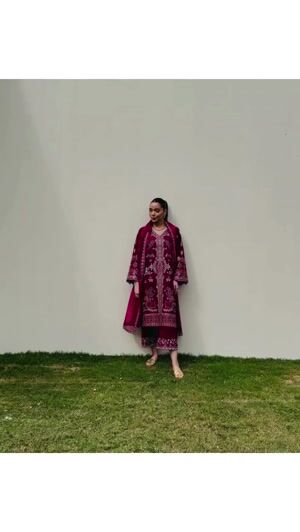 Maroon Unstitched for Women