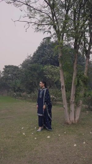 Navy blue Kurta Set for Women
