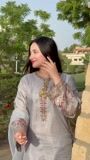 Silver Kurta Set for Women