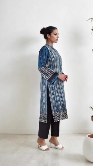 Blue Kurta Set for Women