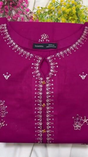 Deep pink Kurta Set for Women
