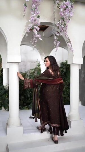 Brown Kurta Set for Women