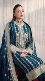 Teal Kurta Set for Women