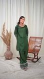 Dark green Kurta Set for Women