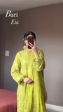 Green Kurta Set for Women
