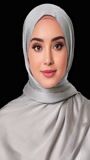 Silver Hijab for Women