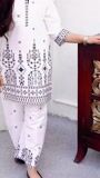 White Kurta Set for Girl