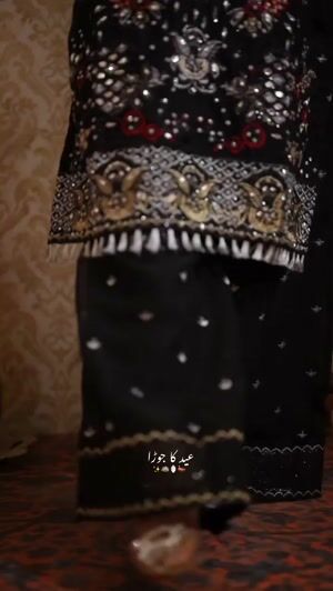 Black Kurta Set for Women