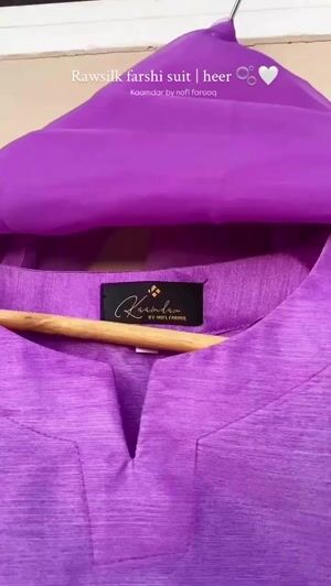 Purple Kurta Set for Women