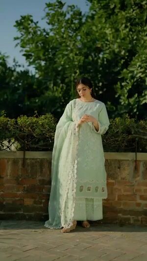 Mint green Unstitched for Women